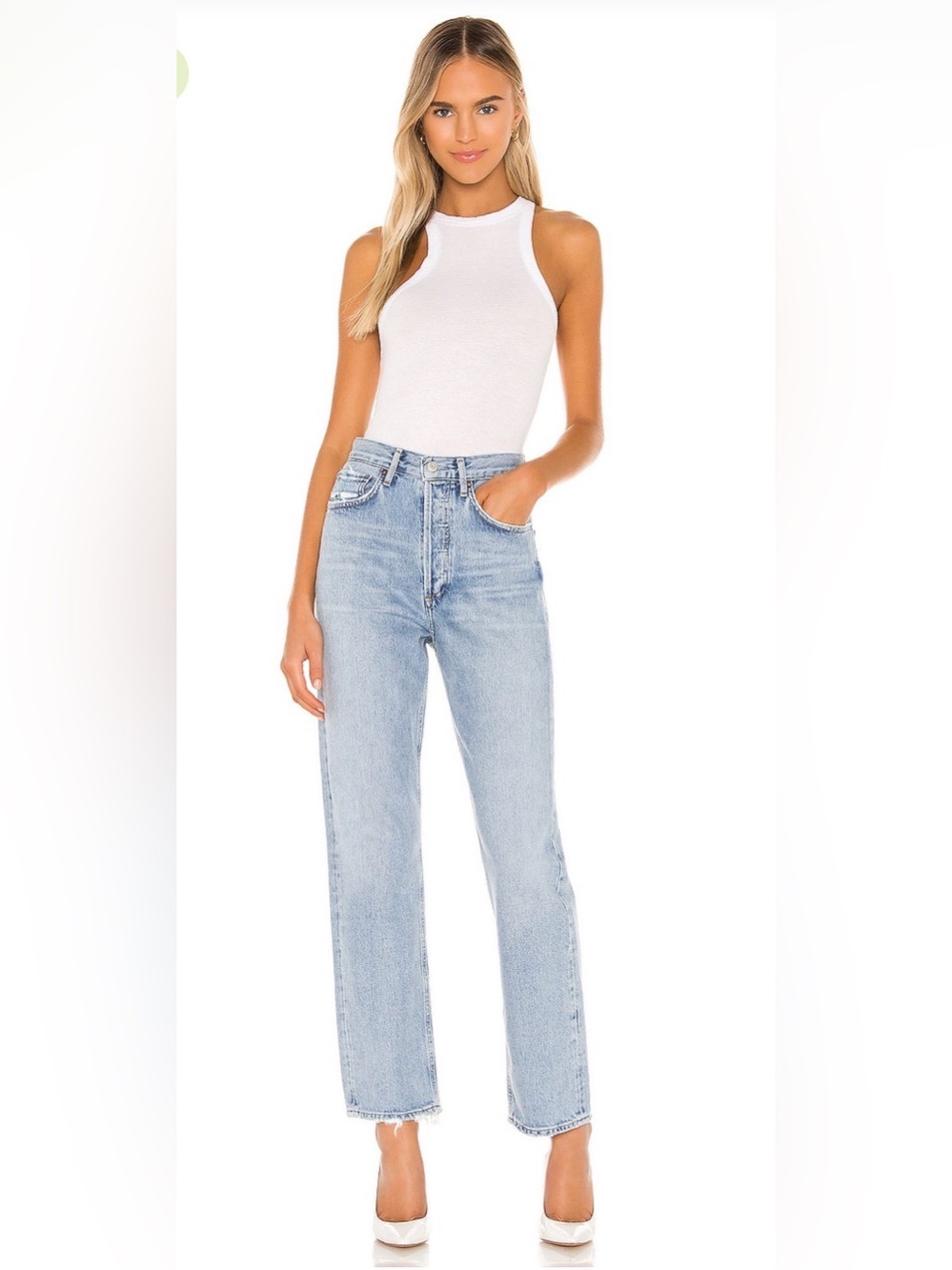 Agolde 90s Mid Rise Loose Fit Jeans in Snapshot